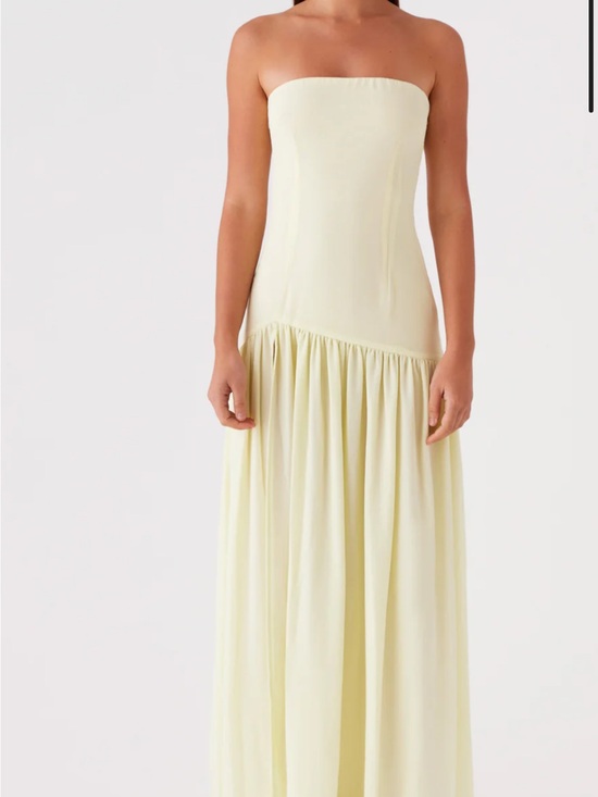 Peppermayo Dresses & Skirts - Strapless Yellow Maxi Dress - Peppermayo